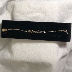 Gold “Miracles” Bracelet